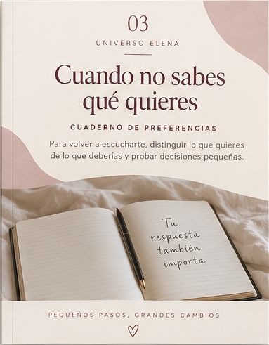Portada del recurso Cuando no sabes qué quieres