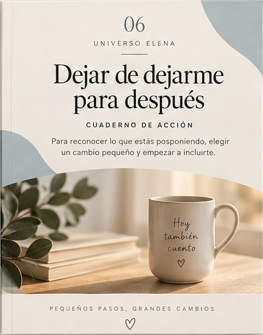 Portada del recurso Dejar de dejarme para después